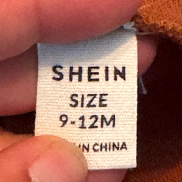 SHEIN Brown Graphic Sweatshirt Hoodie 9-12 months - Picture 6 of 6